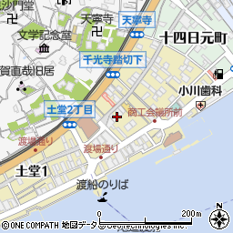 有限会社金萬堂本舗　工場事務所周辺の地図