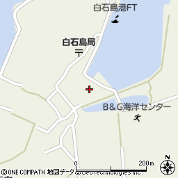 笠岡警察署　白石島駐在所周辺の地図