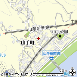広島県広島市西区山手町19周辺の地図