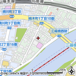 広島県広島市西区楠木町1丁目周辺の地図