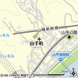 広島県広島市西区山手町26-6周辺の地図