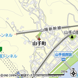 広島県広島市西区山手町26-5周辺の地図