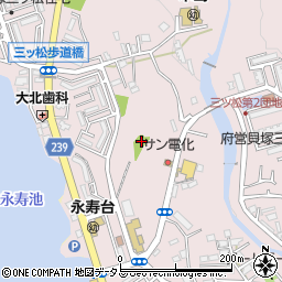 三ツ松公園周辺の地図