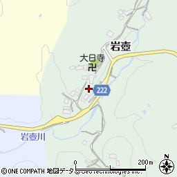 奈良県吉野郡大淀町岩壺周辺の地図