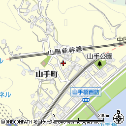 広島県広島市西区山手町19-13周辺の地図