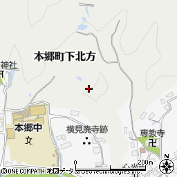 広島県三原市本郷町下北方周辺の地図