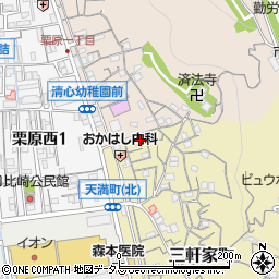 青松寺周辺の地図