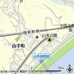 広島県広島市西区山手町18周辺の地図