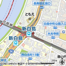 広島県広島市中区白島北町17周辺の地図