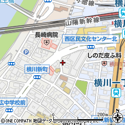 あなぶきパーク横川新町第２駐車場周辺の地図