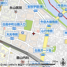 礒江税理士事務所周辺の地図