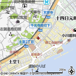 湯浅内科介護支援センター周辺の地図