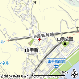 広島県広島市西区山手町19-15周辺の地図