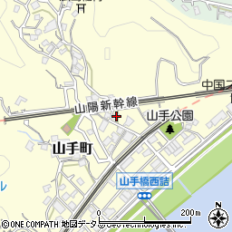 広島県広島市西区山手町18-13周辺の地図