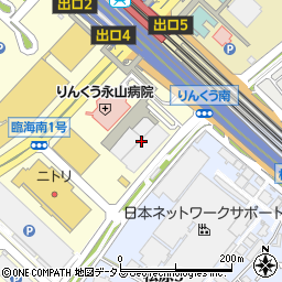 イオンディライト株式会社　関空支店大阪南巡回センター周辺の地図