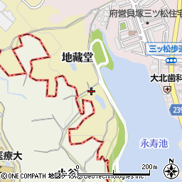 大阪府貝塚市地藏堂549周辺の地図