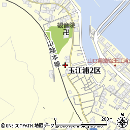 山口県萩市山田玉江浦２区5126周辺の地図