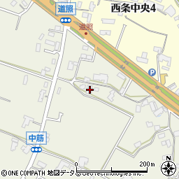 広島県東広島市西条町御薗宇1636-2周辺の地図