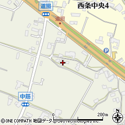 広島県東広島市西条町御薗宇1636周辺の地図