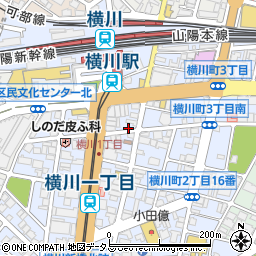 焼肉 敏 横川店周辺の地図