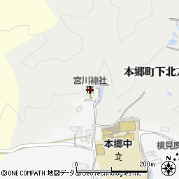 宮川神社周辺の地図