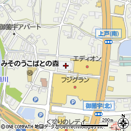 広島県東広島市西条町御薗宇4598周辺の地図