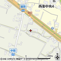 広島県東広島市西条町御薗宇1076周辺の地図