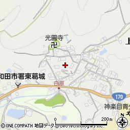 大阪府岸和田市上白原町8周辺の地図