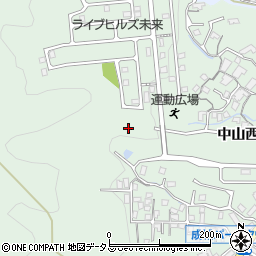 広島県広島市東区中山西周辺の地図