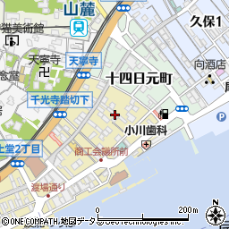 広島県尾道市土堂2丁目周辺の地図