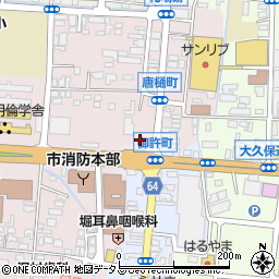 山口県信用保証協会萩支店周辺の地図