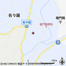 奈良県吉野郡吉野町佐々羅周辺の地図