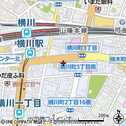 楽えもん横川店周辺の地図