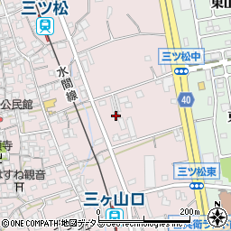 大阪府貝塚市三ツ松607周辺の地図