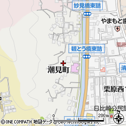 広島県尾道市潮見町周辺の地図
