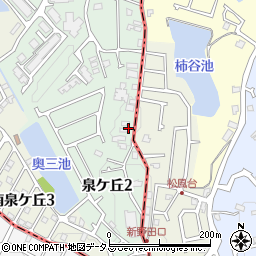 大阪府泉佐野市泉ケ丘2丁目2周辺の地図