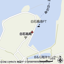 白石島回漕店周辺の地図
