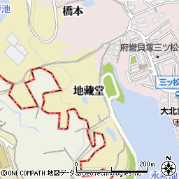 大阪府貝塚市地藏堂562周辺の地図