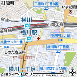 ラランジェ美容室横川店周辺の地図