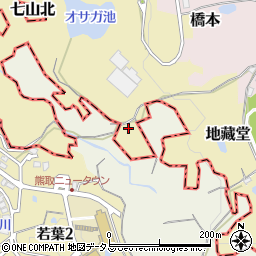大阪府貝塚市地藏堂495周辺の地図