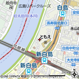長寿園アパート周辺の地図