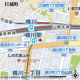 有限会社ジュネス　横川店周辺の地図