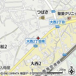 ガッツレンタカーりんくう泉佐野店周辺の地図