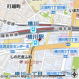 株式会社フタバ図書　横川店周辺の地図