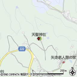 天髪神社周辺の地図