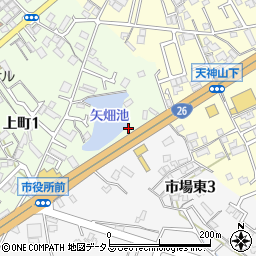 阪和動物霊園周辺の地図