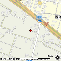 広島県東広島市西条町御薗宇1121周辺の地図