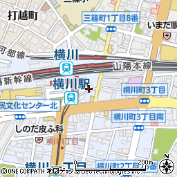 広島県広島市西区横川町3丁目周辺の地図