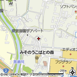 広島県東広島市西条町御薗宇4546-7周辺の地図