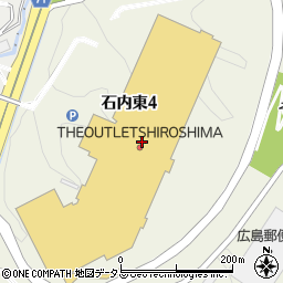 いきなり！ステーキ THE OUTLETS HIROSHIMA店周辺の地図